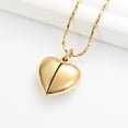 thumbnail image 4 of Heart Necklace that Opens inside Crystal Openable Heart Memorial Cremation Jewelry for Ashes Holder Necklace for Ashes of Loved One, 4 of 6