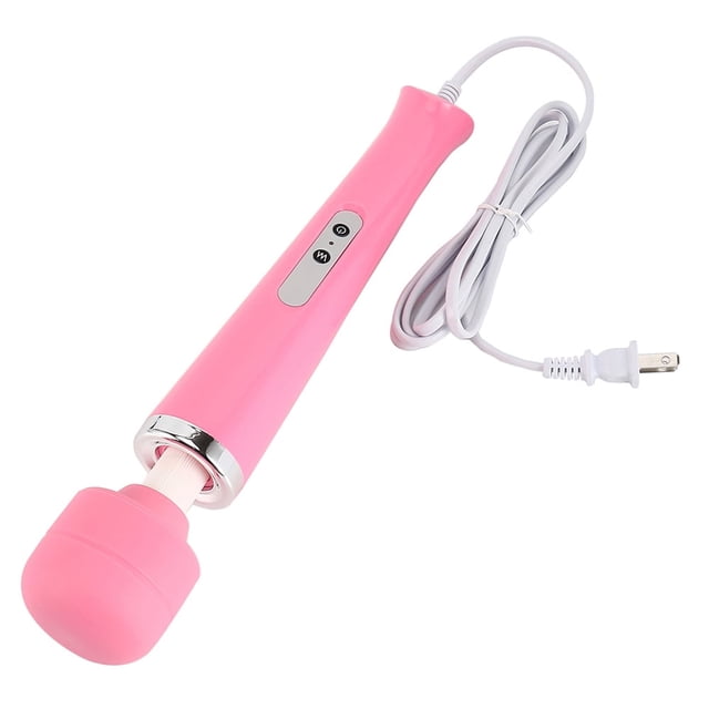 YOPTOP Wand Massager with 10 Speeds and Vibration Patterns Body Massager for Back Neck 360° Bendable Purple,pink