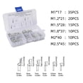 thumbnail image 3 of 100Pcs Spring Fasteners Safety Split Clip Retaining Hair Pins Replacement Spring Cotter Pins Fastener Easy Installation, 3 of 4