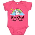 thumbnail image 3 of Inktastic 1st Birthday Unicorn Rainbow 1 Year Old Party Girls Baby Bodysuit, 3 of 5