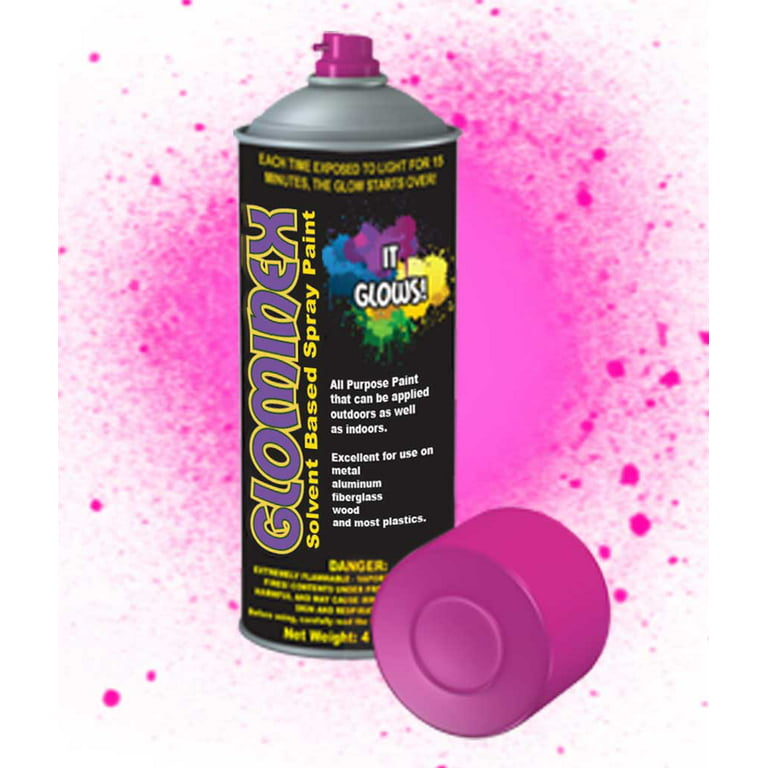Glominex Glow Spray Paint 120ml - Invisible Day Green