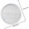 thumbnail image 2 of Bandeja para Horno de Pizza Redonda de 9 Pulgadas Molde de Aluminio Antiadherente Orificios para Hornear Pizzas Crujientes Profesional en Cocina y Restaurante, 2 of 4