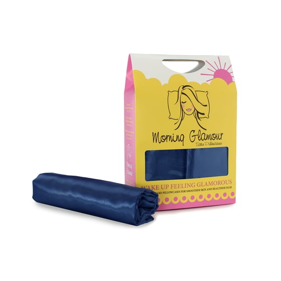 Satin Pillowcase 2 pack Navy