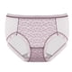 thumbnail image 2 of Gibobby Bragas elásticas para mujer Bragas encaje frescas para mujer, ligeras, transpirables, algodón, , cintura media, calzoncillos sexys（Morado， XL), 2 of 4