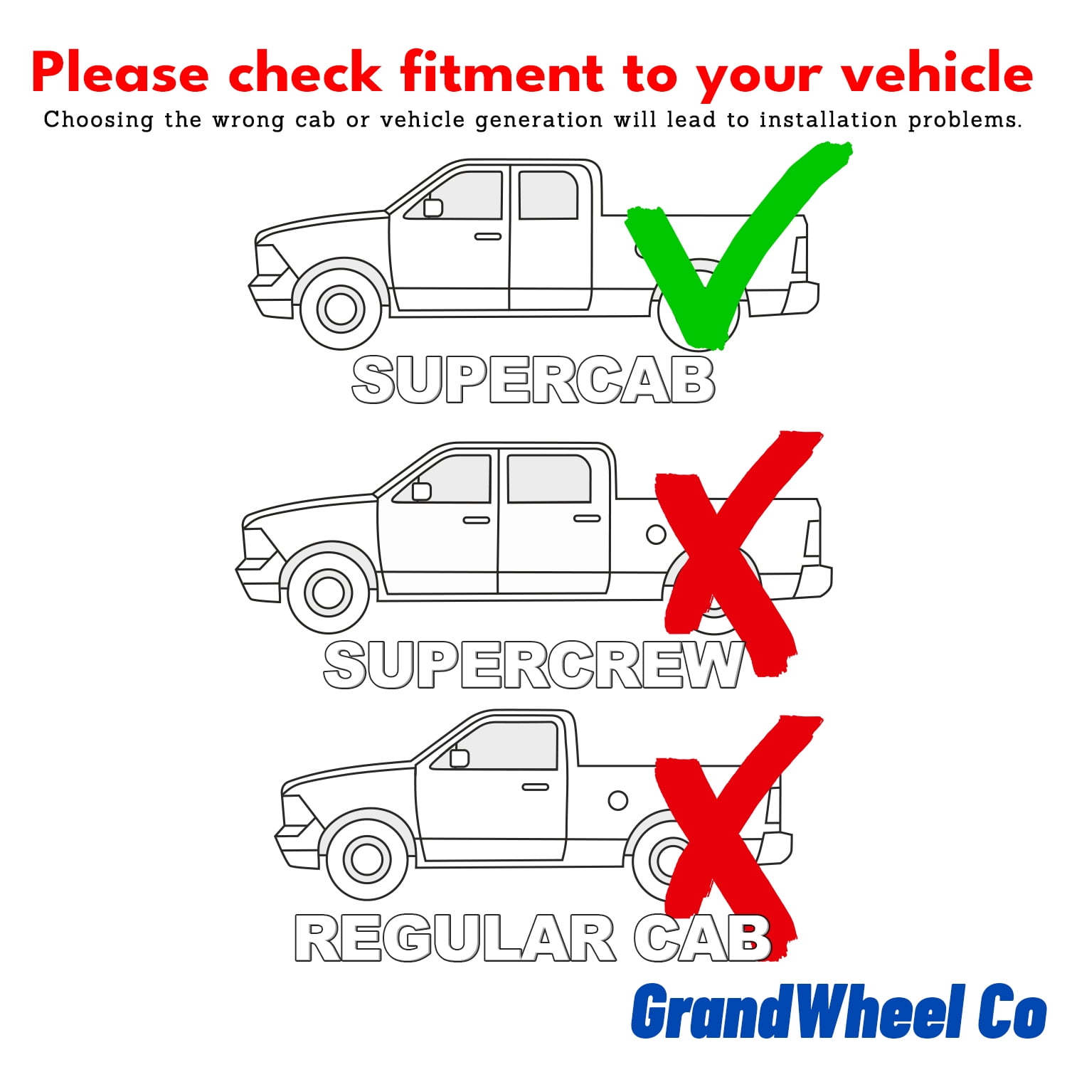 GrandWheel Co Smoke Tinted In-channel Side Window Vent Visor Deflectors Rain Guards Compatible with Ford F150 2021-2025 SuperCab - 4 pcs. GW0183