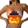 thumbnail image 2 of Lsque Halloween Printed Women'S Sports Bra, Compression, Moisture Wicking, High-Impact Sports Bra For Women,Supportive sports bra-XX-Large, 2 of 9