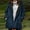 Navy, variant on Turilly Fashion Womens Warm Faux Coat Jacket Winter Button Solid Long Sleeve Outerwear