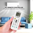 thumbnail image 2 of Universal 1000 in 1 LCD Low Power Consumption K-1028E Air Condition A/C Remote Control Controller, 2 of 10