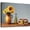 Sunflower 12 x 16 inch, variant on Bathroom Decor Canvas Wall Art Country Farmhouse Wall Decor Sunflower Theme Painting Vintage Wall Art Picture Artwork Wood Wall Art Easy to Hang Size 12 x16