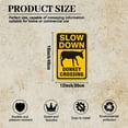thumbnail image 2 of BTFSigns 16" x 12" Aluminum Donkey Crossing Signs, Slow Down Sign For Yard,Funny Traffic Sign Wall Decor Rust-Resistant, Easy to Install, Ideal for Streets, Driveways, Wall Art and Outdoor Decor, 2 of 5