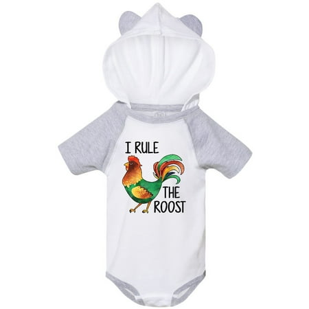 

Inktastic Farmer I Rule The Roost Rooster Gift Baby Boy or Baby Girl Bodysuit