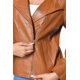 thumbnail image 4 of Chaqueta Moto de Cuero con Zíper Cruzada (Mujer), 4 of 5