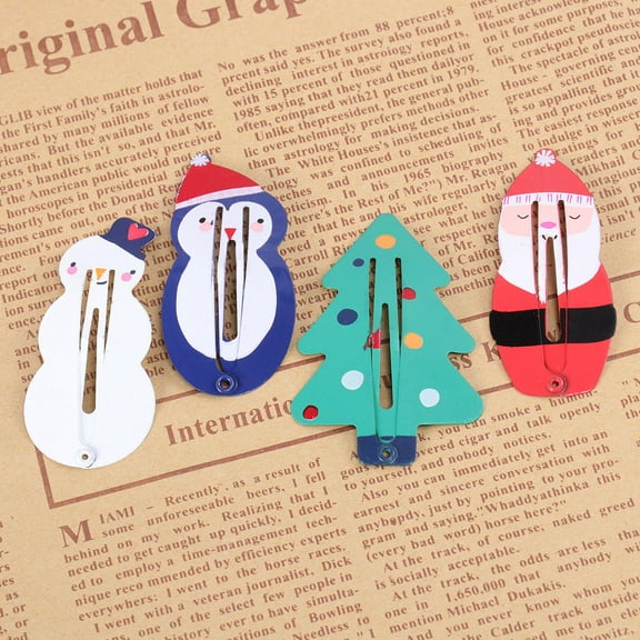 Soimiss 8pcs Cute Hair Clips Assorted Color Hair Barrettes For Toddlers Girls