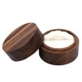 thumbnail image 2 of Trayknick Vintage Wooden Ring Box - Double Ring Display Case for Proposal, Engagement, Valentine's Day, 2 of 8