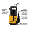 thumbnail image 2 of Bomba sumergible plástica, 1 HP para agua limpia, Pretul, 2 of 4