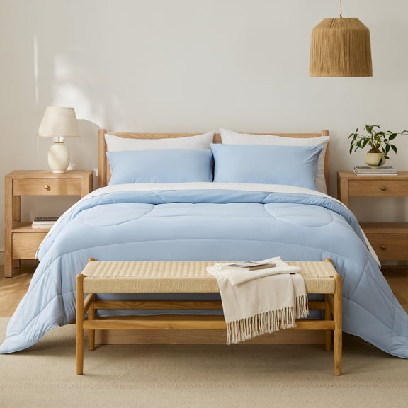 Breescape Essentials B-COOL Cooling Comforter, Blue, Full/Queen