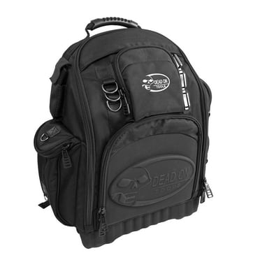 XtremepowerUS Contractor Tool Backpack 38-Pockets Bag 