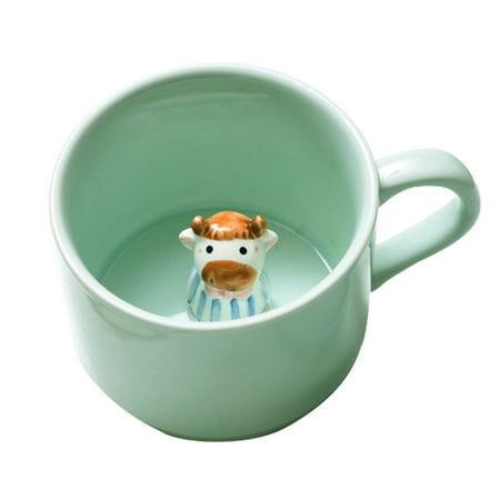 

XINHUADSH Juice Mug Wide Application Adorable Animal Decor Coffee Mug No Odor Convenient for Kitchen