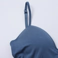 thumbnail image 6 of WTXUE Womens Summer Tops Tank Tops with Built in Bras, Women's Solid Color with Bra Pads Scoop Neck Sleeveless Sleeveless Built-in Bra Leisure Camisole, Sky Blue, 6 of 10