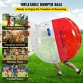 thumbnail image 2 of BENTISM 1.5M Inflatable Bumper Bubble Balls Body Zorb Ball Soccer Bumper Football 5ft/1.5 M,PVC, 2 of 9