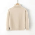 thumbnail image 2 of Gvdentm Boys Sweaters 10-12 Toddler Boys Girls Crewneck Cardigan Sweaters Long Sleeve Kids Button Cotton Sweater Uniform Knit Tops Outwear(Beige,13-14 Years), 2 of 5