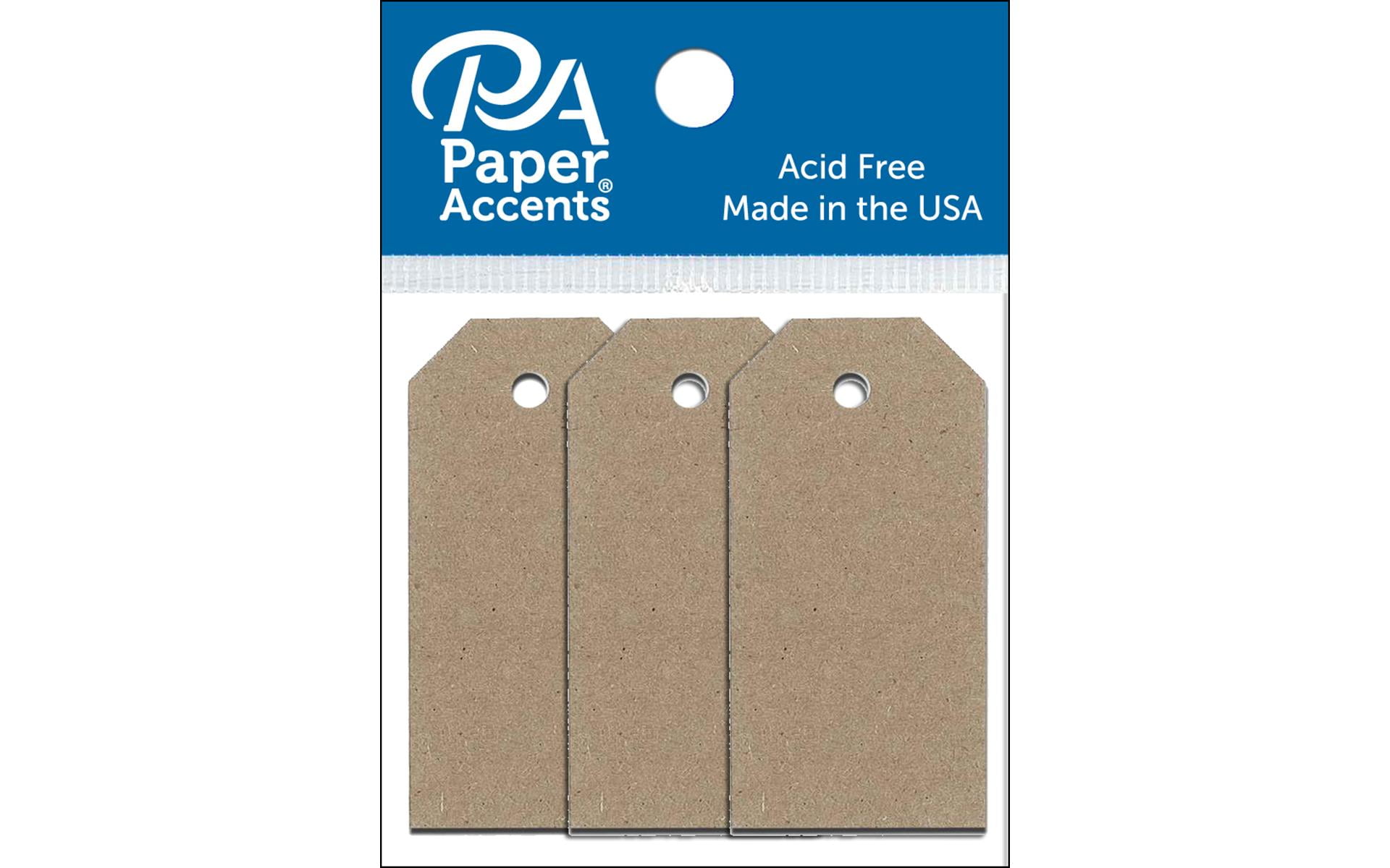 Craft Tags 0.875x1.75 25pc Brown Bag