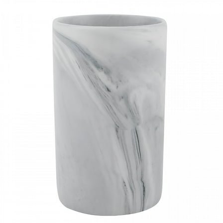 ACDANC Ceramic Rustic Marble Bathroom Tumbler Cup for Mouthwash Rinsing Toothbrush and Toothpaste Holder Stand Cups