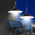 thumbnail image 3 of Luz colgante solar con encendido/apagado automático, luz solar para cobertizo con control remoto, luz colgante para balcón, cobertizo, granero, patio, jardín, 3 of 7