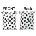 thumbnail image 2 of Adorable 10x13 Cute Puppy Paw Print Design Poly Mailers with Loving Heart, Irresistable Charming Dog Animal lover, Mailing Bags!, 2 of 10