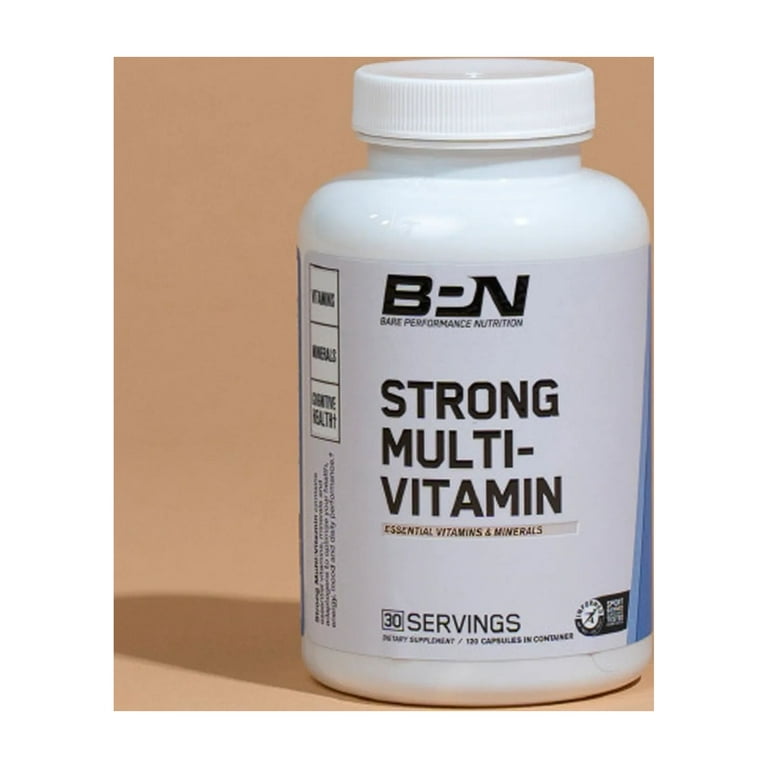 Bare Performance Nutrition Strong Multivitamin: With Cognizin® Citicoline