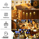 thumbnail image 3 of Cerveza En 3D, Luces De Cadena, Barra Alimentada Por Batería, Vacaciones De Navidad, Led, Luz, Club, Dormitorio, Fiesta, Decoración De Boda Speravity HA046523-05, 3 of 6