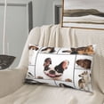 thumbnail image 5 of Fotbe Pedigree dogs collage Pattern Pillow Cases - Envelope Closure - Luxury, Extra Soft, Cooling Pillow Covers - Wrinkle, Fade, Stain Resistant-16"x24", 5 of 6