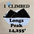 thumbnail image 2 of CafePress - Longs Peak 14,255’ Cap - Adjustable 100% Brushed Unisex Casual Cotton Baseball Cap, Beige, 1, 2 of 2