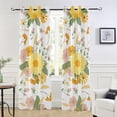 thumbnail image 6 of Blackout Curtains for Bedroom Farmhouse Curtains for Window Treatments, 84" Cute Spring Flowers Vertical Blinds Curtains & Drapes, Grommet Window Curtains Privacy Protect Room Darkening Curtain, 6 of 7