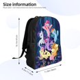 thumbnail image 4 of My Little Pony Laptop Backpacks 16 Inch Cartoon College School Bag Bookbag Lightweight Students Travel Shoulder Bag Daypack, 4 of 8