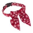 thumbnail image 2 of Christmas Dog Collier avec Nœud, Colliers de Noël pour Chien en Coton Réglable à Carreaux Rouges avec Nœud Papillon pour Grands Chiens et Animaux, 2 of 6