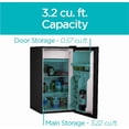 thumbnail image 4 of BLACK+DECKER BCRK32B Réfrigérateur Compact Energy Star Porte Simple Mini Frigo avec Congélateur, 3.2 Pieds Cubes, Black, 4 of 7