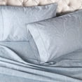 thumbnail image 4 of Drap de Paisley Italien Riche en Coton 600 Fils Très Grand-Blue, 4 of 5