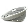 thumbnail image 2 of SAMMART Collapsible Plastic 3 handled Oval Laundry Basket - Foldable Pop Up Storage Container/Organizer - Portable Washing Tub - Space Saving Hamper/Basket, 2 of 6