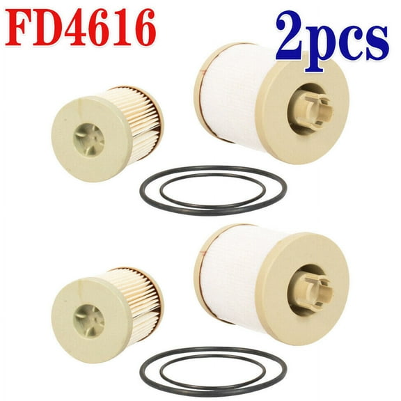 2pcs FD4616 Diesel Fuel Filter Replace For 03-05 Ford Excursion 6.0L Powerstroke