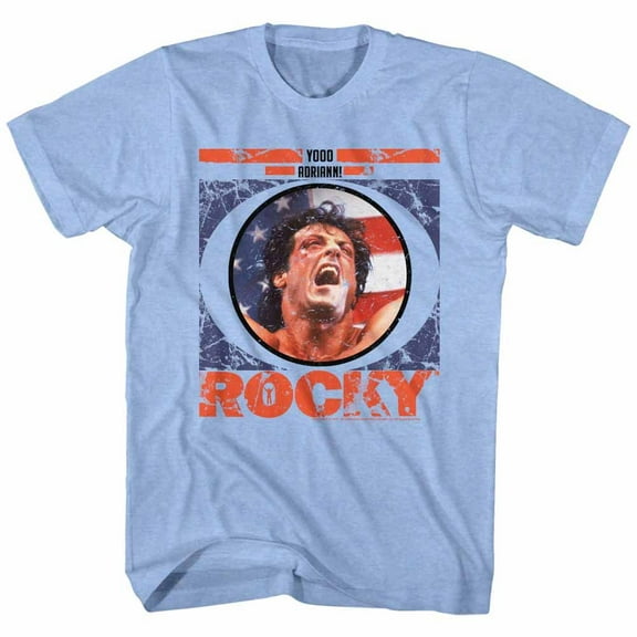 Rocky Movies Blueberry Stroke Adult Short Sleeve T Shirt