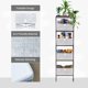 thumbnail image 4 of Contenedores de armario UNAMAX, trapezoidales, grandes, 3 paquetes, grises, 4 of 7