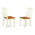 thumbnail image 2 of NIKE5-WHI-W 5 Pc Table and Chairs Set - Perfect for Parties of Four - Captivating Cherry Finish - Solid Wood - Seats 8 - Includes 4 Stunning Dining Chairs, 2 of 2