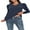 05-Navy Blue, variant on JWD Long Sleeve Shirts for Women V Neck Casual Tunic Tops Lightweight Pullover Black-Large