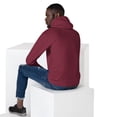 thumbnail image 3 of Unisex Comfy Hoodie, Kung Fu Fighting, HUH! (Maroon, XL), 3 of 4