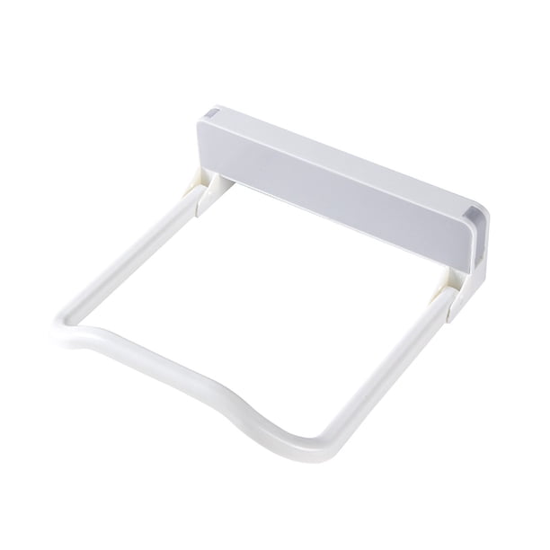 Estante de almacenamiento plegable para lavabo, soporte para tapa de olla, autoadhesivo, montado en la pared
