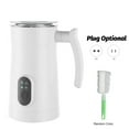 thumbnail image 3 of 110V US Plug 400W 304 Stainless Steel Milk Frother - 350ml Hot Milk Capacity, 4 Modes (Hot/Cold Froth, Heating, Light Warm Foam) - IPX2 Waterproof, <49dB Low Noise, 65±5°C Temperature Control,, 3 of 6