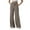 09# Light Brown, variant on YDDIAN Wide Leg Track Pants Women Loose Fit Oversized 2 Side Striped Sweatpants Drawstring High Waisted Winter Casual Work Pant with Pockets Black M