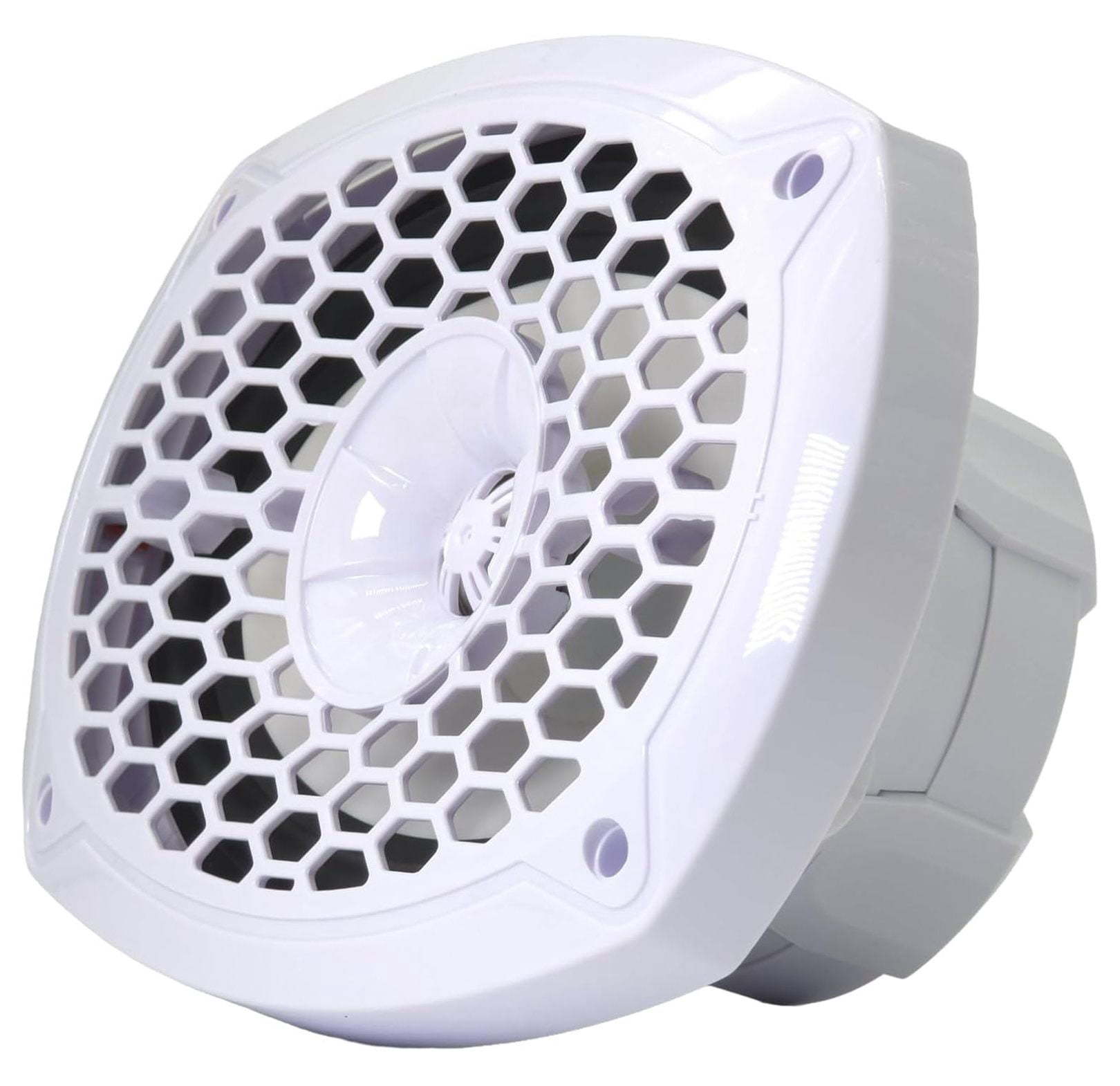 WZ69MW 6x9-Inch 2-Way Marine Speaker, 1200W Max, 4 Ohms, 20oz Magnet, White Injection Cone with Rubber Edge for Boats and Outdoor Audio (2 Speakers)