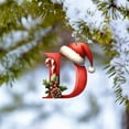 thumbnail image 4 of Moocorvic Personalized 26 Initials Letters Ornaments, Acrylic Alphabet Christmas Tree Decorations(D), 4 of 8